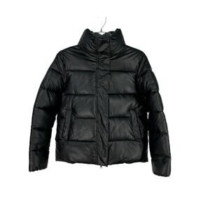 Unreal Fur Puffer Jacket Major Tom in Black Womens Medium